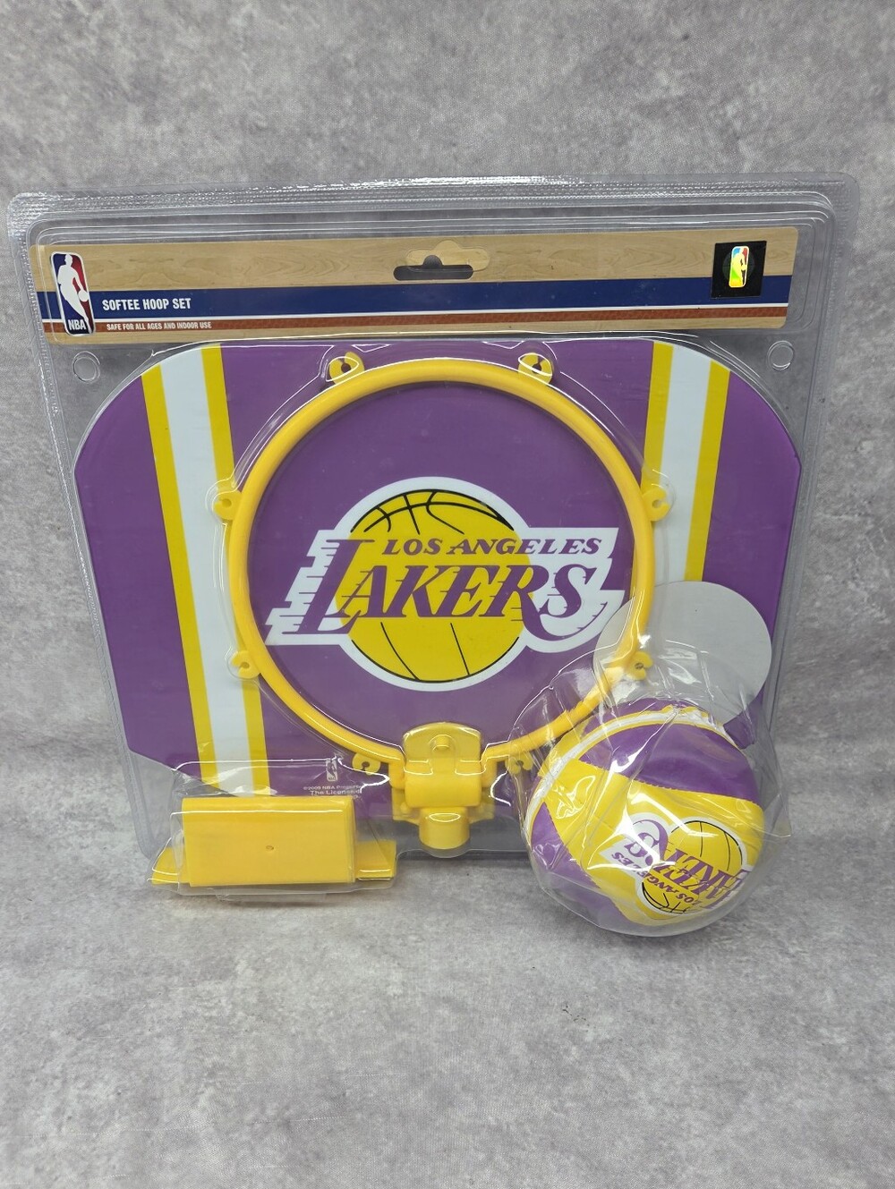 Discontinued Los Angeles Lakers Rare NBA Indoor Basketball Hoop Door Hang